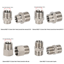 Load image into Gallery viewer, Stainless M22 1/4" Quick Connector &amp; Plug With Male Female Fitting Thread High Pressure Washer Accessories
