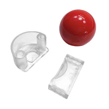 Load image into Gallery viewer, 1Set Snooker Cue Ball Locator Semi-Transparency Plastic English and American Pool Positioning Tool Billiards Training Aid Equipment
