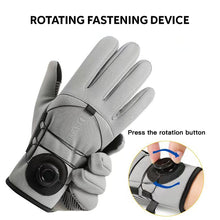 Load image into Gallery viewer, 1Pair Knob-style Windproof Cold-proof Cycling Gloves Anti-slip Touchscreen Fleece-lined Gloves Autumn Winter Outdoor Sports Thermal Equipment
