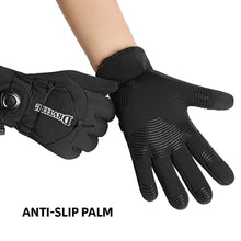 Load image into Gallery viewer, 1Pair Knob-style Windproof Cold-proof Cycling Gloves Anti-slip Touchscreen Fleece-lined Gloves Autumn Winter Outdoor Sports Thermal Equipment
