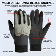 Load image into Gallery viewer, 1Pair Winter Riding Thermal Gloves Windproof Waterproof Touchscreen Stitched Gloves for Outdoor Sports Motorcycles
