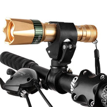 Load image into Gallery viewer, 1PC Bicycle Flashlight Clip 90°/360° Rotating Quick-Release Adjustable Light Mount Tool-Free Installation Cycling Accessories
