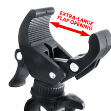 Load image into Gallery viewer, 1PC Bicycle Flashlight Clip 90°/360° Rotating Quick-Release Adjustable Light Mount Tool-Free Installation Cycling Accessories
