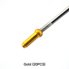 Load image into Gallery viewer, 20PCS Bicycle Gear Brake Cable End Caps Solid Color Aluminum Alloy Ferrules to Prevent Cable Fraying Bicycle Accessories
