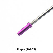Load image into Gallery viewer, 20PCS Bicycle Gear Brake Cable End Caps Solid Color Aluminum Alloy Ferrules to Prevent Cable Fraying Bicycle Accessories
