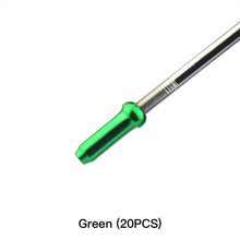 Load image into Gallery viewer, 20PCS Bicycle Gear Brake Cable End Caps Solid Color Aluminum Alloy Ferrules to Prevent Cable Fraying Bicycle Accessories
