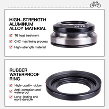 Load image into Gallery viewer, Mountain Bike Headset Sealed Dual Bearing Headset for Tapered and Straight Forks Bicycle Replacement Parts
