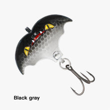 Load image into Gallery viewer, 1PC 4CM/10G Bat Shape Imitation Lure Fish Bait VIB Jigging Metal Spoon Sinking Bait With Treble Hook For Mandarin Fish Bass
