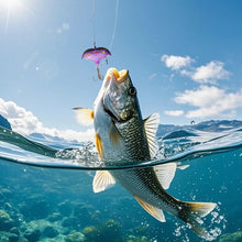 Load image into Gallery viewer, 1PC 4CM/10G Bat Shape Imitation Lure Fish Bait VIB Jigging Metal Spoon Sinking Bait With Treble Hook For Mandarin Fish Bass
