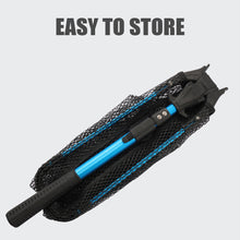 Load image into Gallery viewer, Foldable Lure Landing Net Length Adjustable Quick Release Triangle Aluminum Alloy Fish Scoop Net Fishing Supplies
