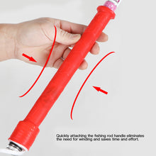 Load image into Gallery viewer, 28/38CM Silicone Fishing Rod Handle Cover Includes Luminous Version Extended Anti-Slip Sweat-Absorbent Fishing Rod Grip Tape For Diameter 17-32MM
