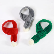 Load image into Gallery viewer, Winter Warm Knitted Pet Scarf Christmas Dog Scarf Collar New Year Pet Scarf for Small Medium Dog Teddy Chihuahua Dog Accessories

