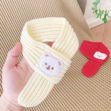 Load image into Gallery viewer, Pet Christmas Scarf Cat Dog New Year Red Bear Warm Scarf Pet Winter Knitted Scarf Cat Collar Puppy Accessories Bow Ties for Dogs
