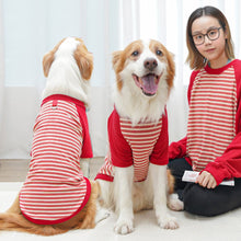 Load image into Gallery viewer, 4-42.5kg Striped Pet Clothes arge Dog Winter Clothes Velvet Big Dog Coat Puppy Clothing Pet Vest For Small Medium Large Dogs
