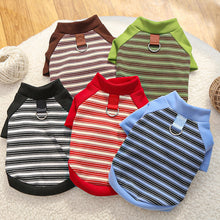 Load image into Gallery viewer, 4-42.5kg Striped Pet Clothes arge Dog Winter Clothes Velvet Big Dog Coat Puppy Clothing Pet Vest For Small Medium Large Dogs
