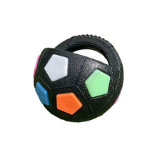 Load image into Gallery viewer, Pet Football Toy Tough Interactive Squeaky Ball Toy for Dogs Durable Chew Toy for Aggressive Chewers Pet Training &amp; Fetch Play
