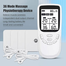 Load image into Gallery viewer, 36 Modes Tens Muscle Stimulator EMS Full Body Massaging Patches Back Waist Knee Digital Tool Muscle Relax Massager
