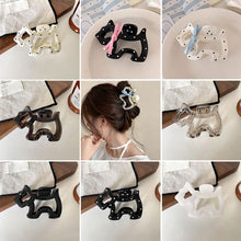 Load image into Gallery viewer, 1Pc Fashion Dog Hair Clips Cute Puppy Contrast Color Scratching Clip High-End Painted Hair Accessories For Women
