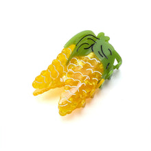 Load image into Gallery viewer, Food Hair Claw Corn and Chili Peppers Vegetables Eco-Friendly Hair Claw Clips Hair Accessories for Women Girls
