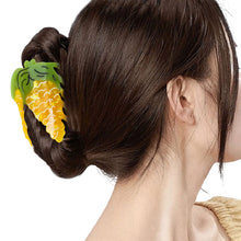 Load image into Gallery viewer, Food Hair Claw Corn and Chili Peppers Vegetables Eco-Friendly Hair Claw Clips Hair Accessories for Women Girls
