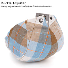 Load image into Gallery viewer, Unisex Colorful Plaid Beret British Retro Newsboy Hat Thin Design Duck Tongue Visor Forward Hat Sun Hat for Spring Summer Autumn Artistic Dad Hat Gift
