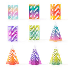 Load image into Gallery viewer, 3D Printed Stress Relieving Toys Spiral Model Toy Impossible Pyramid Passthrough Thread Sculpture Screw Toys Gift
