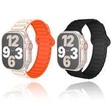 Load image into Gallery viewer, Magnetic Silicone Watch Strap for Apple Watch Bands 38mm 40mm 42mm 44mm 46mm 49mm Bracelet iWatch Series 11 10 9 SE 3 2 1 Ultra 3 2
