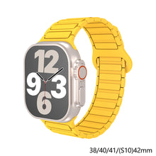Load image into Gallery viewer, Magnetic Silicone Watch Strap for Apple Watch Bands 38mm 40mm 42mm 44mm 46mm 49mm Bracelet iWatch Series 11 10 9 SE 3 2 1 Ultra 3 2
