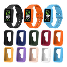 Load image into Gallery viewer, Soft Silicone Watch Case For Samsung Galaxy Fit 3 Candy Color Full Coverage Protective Cover for Galaxy Watch Fit 3 Accessories
