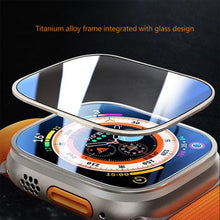 Load image into Gallery viewer, Tempered Glass for Apple Watch Ultra 3 Ultra 2 49mm Titanium Alloy Frame Border Protection iWatch Screen Protector Accessories
