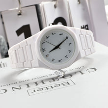Load image into Gallery viewer, Fashionable Waterproof Quartz Watch Arabic Numeral Watch Modern Couple Watch Men's Watches Lady's Wrist Watch
