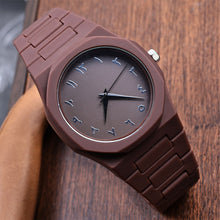 Load image into Gallery viewer, Fashionable Waterproof Quartz Watch Arabic Numeral Watch Modern Couple Watch Men's Watches Lady's Wrist Watch
