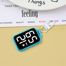 Load image into Gallery viewer, Square LED Keychain Pendant Mini Watch Cartoon Digital Wall Watch Electronic Watch Student Kid Present
