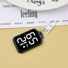 Load image into Gallery viewer, Square LED Keychain Pendant Mini Watch Cartoon Digital Wall Watch Electronic Watch Student Kid Present

