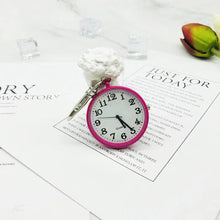 Load image into Gallery viewer, Nurse Student Tiny Quartz Pocket Watch With Keyring Large Dial Digital Pocket Watch Pendant Kid Gift
