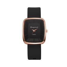 Load image into Gallery viewer, Fashion Square Women’s Quartz Watch Elegant Silicone Band Wristwatch Reloj Mujer Gift
