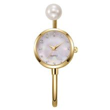 Load image into Gallery viewer, Fashionable Pearl Bracelet Watch Women's Diamond-Encrusted Watch Light Luxury High-End Watch Accessories Gift

