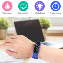Load image into Gallery viewer, Students Luminous Waterproof Watch Outdoor Sports Digital Watch Casual Wristband Boy Girls Gift
