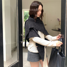Load image into Gallery viewer, Winter Wool Scarf Shawl Neckerchief Thickened Triangular Scarf Casual Wear Elegant Oversized Women Big Shawl
