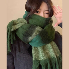 Load image into Gallery viewer, Winter Korean Style Women's Scarf High-End Thickened Warm Scarf Neck Warmer Thick Neckerchief Accessories
