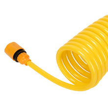 Load image into Gallery viewer, 5m/16.4ft Retractable Garden &amp; Car Wash Water Hose High Pressure Anti-Burst Wear Freeze Resistant Flexible Retractable Spring Hose for Home Wash Car Use
