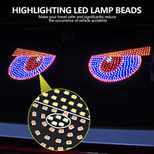 Load image into Gallery viewer, Car Rear Window Warning Light LED Devil's Eye Decorative Light Devil Eye Atmosphere Light Auto Decoration Accessories
