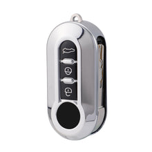 Load image into Gallery viewer, Car Flip Key Case Cover TPU Auto Shell Fob 3 Buttons for Fiat Ducato 500 500L Panda Grande Punto Lancia Musa Accessories
