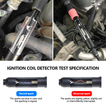 Load image into Gallery viewer, 12V Car Spark Plug Tester Coil Ignition System Diagnostic Test Tool Universal Adjustable Car Repair Tool
