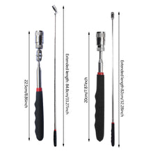Load image into Gallery viewer, Telescopic Magnetic Pen Extendable Pickup Rod Stick with Light Mini Portable Magnet Pick Up Tool for Picking Up Screws Nut Bol
