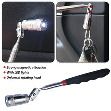 Load image into Gallery viewer, Telescopic Magnetic Pen Extendable Pickup Rod Stick with Light Mini Portable Magnet Pick Up Tool for Picking Up Screws Nut Bol
