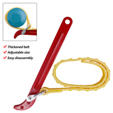 Load image into Gallery viewer, Adjustable Car Oil Fuel Filter Removal Strap Wrench Tool Belt 8/12inch Heavy Duty T u Strap Opener Cartridge Disassembly Tool
