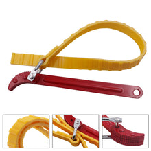 Load image into Gallery viewer, Adjustable Car Oil Fuel Filter Removal Strap Wrench Tool Belt 8/12inch Heavy Duty T u Strap Opener Cartridge Disassembly Tool
