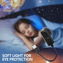 Load image into Gallery viewer, Car USB Moon Globe Star Light Projector Led Galaxy Lamp Night Lighting for Home Atmosphere Lighting Room Wall Decor Gift ﻿
