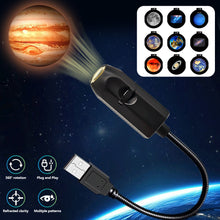 Load image into Gallery viewer, Car USB Moon Globe Star Light Projector Led Galaxy Lamp Night Lighting for Home Atmosphere Lighting Room Wall Decor Gift ﻿
